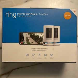 Ring Stick-Up Cam Plug in - 2 pack